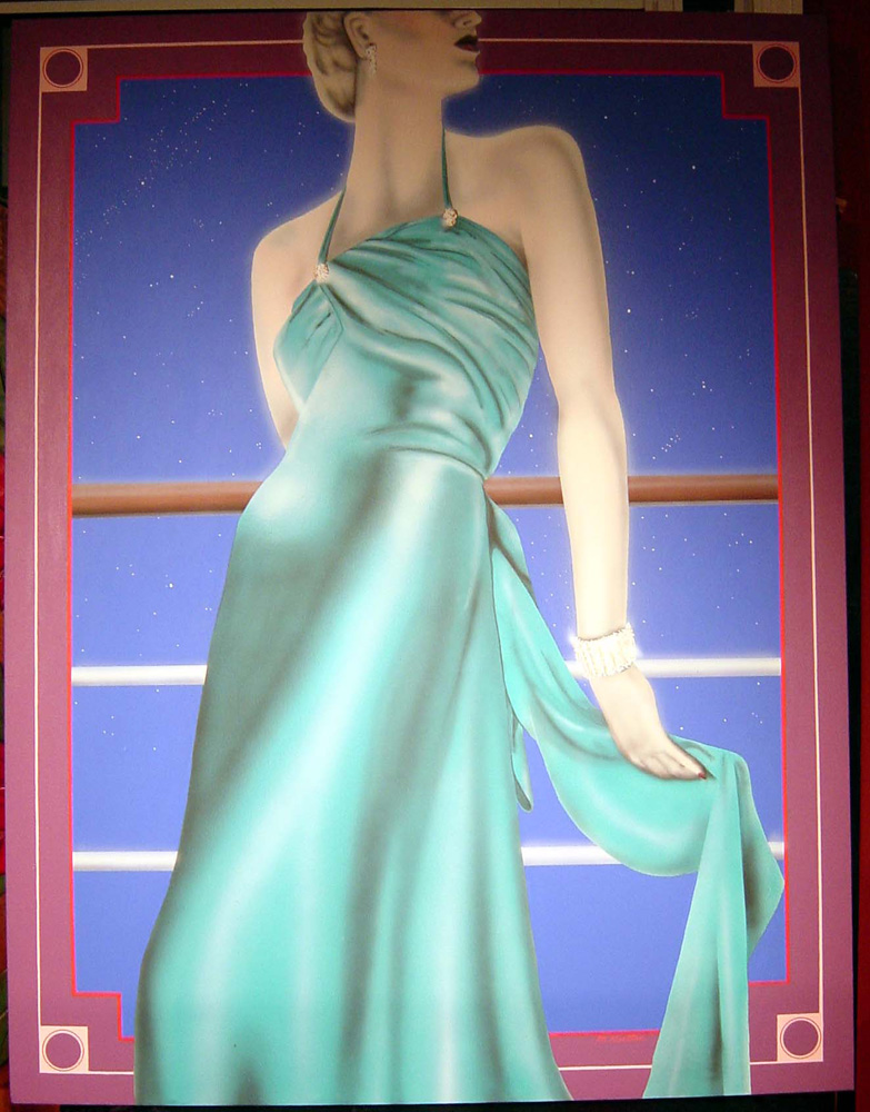 "Stellar Observation" painting by Mike Goettee